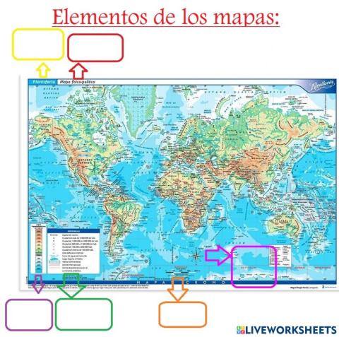 Elementos de los mapas