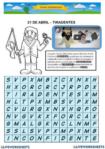 Cruzadinha Tiradentes