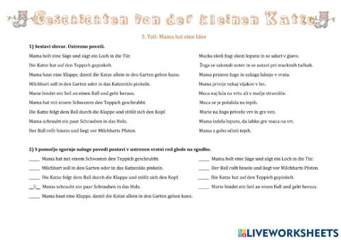 Geschichten von der kleinen Katze - 3. Teil