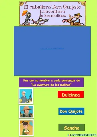 Dia del Idioma Español - Día del libro - La aventura de los molinos