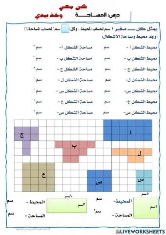 المساحة والمحيط