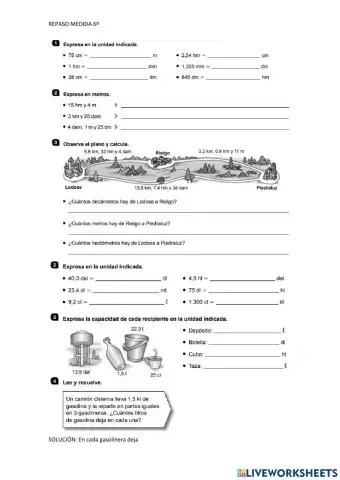 Repaso medida 5º y 6º