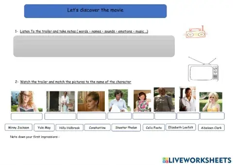 The help - trailer and characters