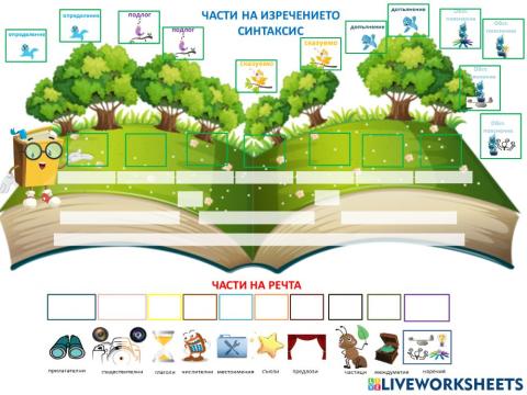Части на речта и части на изречението 2