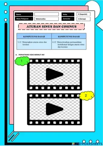 Trigonometri (aturan sinus dan cosinus)