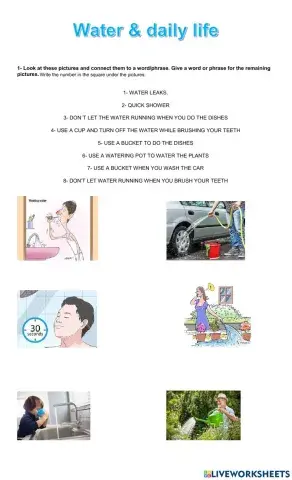 Water &Daily life