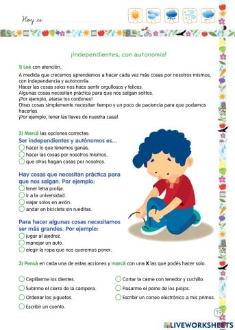 Independientes, CON AUTONOMIA