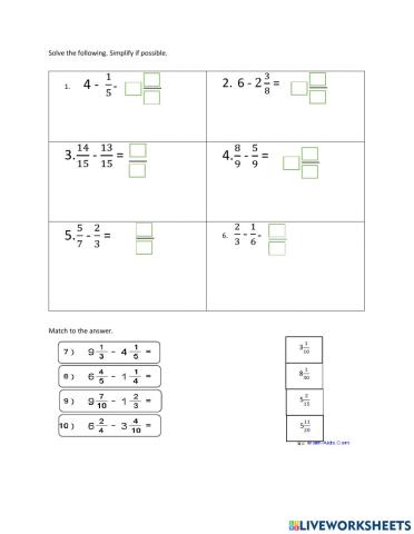 Fractions,decimal and percentages