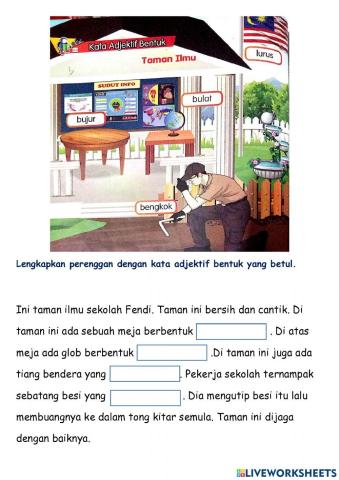 Kata Adjektif Bentuk Tahun 2