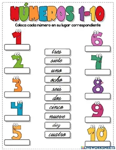 Números del 1 al 10