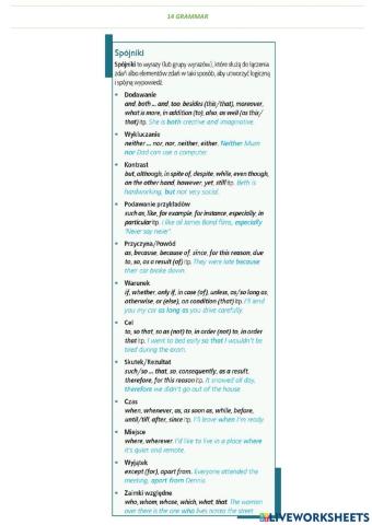 E8 U14 Życie Społeczne Grammar