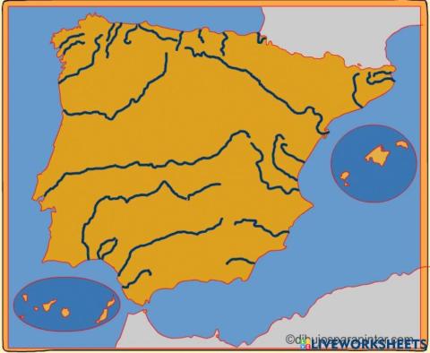 Ríos de españa 6º de primaria