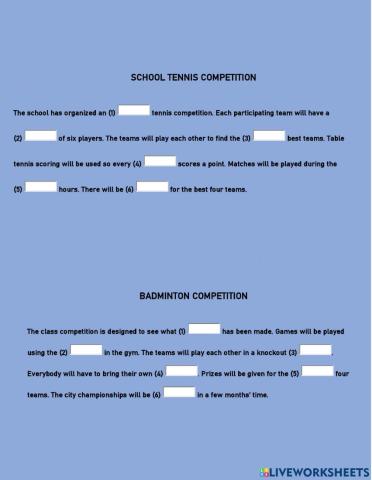 PET Listening Part 3