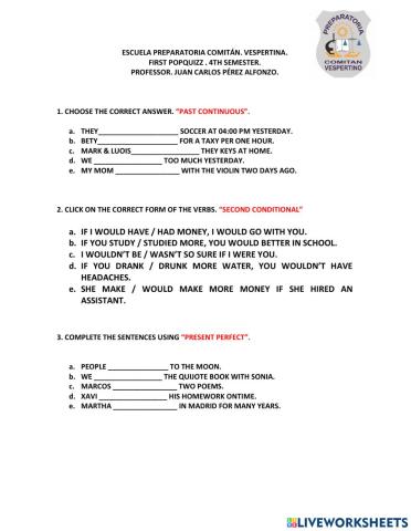 Primer quizz-unidad ii-prepa comitan