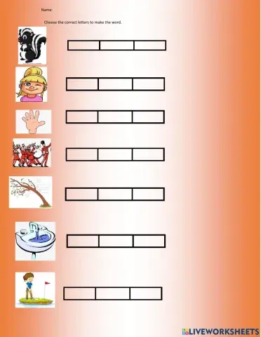 Spelling with Final Blends: nk, nd, lf