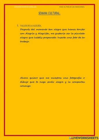 Viaje al país de las emociones.