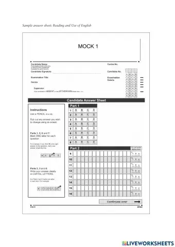 Mock exam 1
