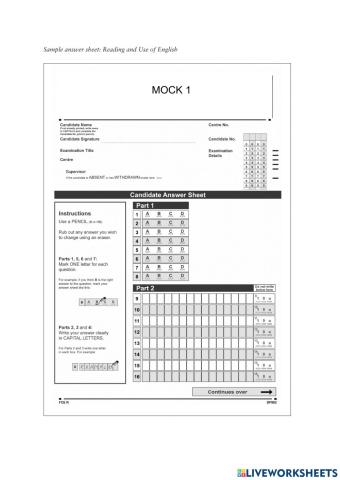 Mock exam 1