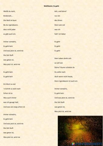 Wolfsheim: Kein Weg zurück