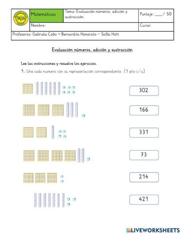 Adiciones y sustracciones