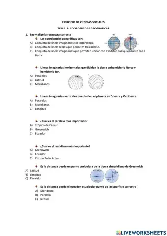 Coordenadas geográficas