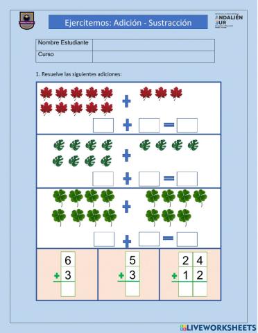Adión y sustracción