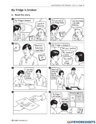 Apartment Problems - My fridge is broken