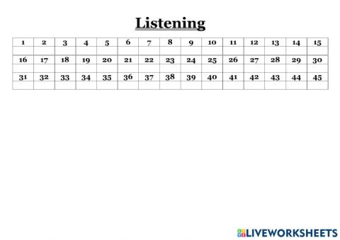 Answersheet - listening - practice test 2 - new book