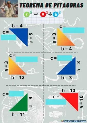 Teorema de pitágoras