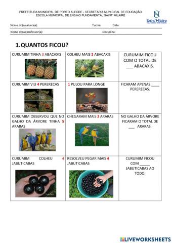 Histórias matemáticas