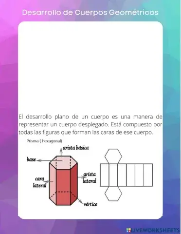 Desarrollo de cuerpos geométricos