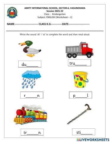 Recap of ai and ck sound