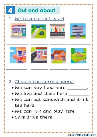 Academy stars 2 - Unit 4 - Vocabulary