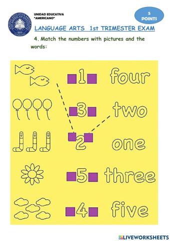 Language Arts 1º trimester exam (4)