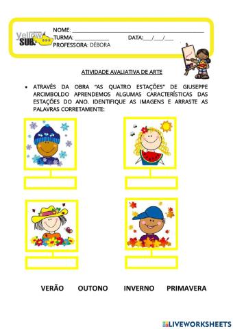 Avaliação de Artes