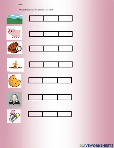 Spelling short i Words