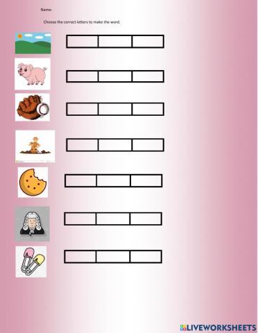 Spelling short i Words