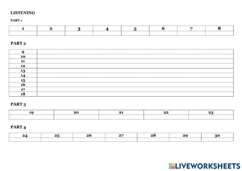 FCE for Schools 1 - Practice test 10 - Listening