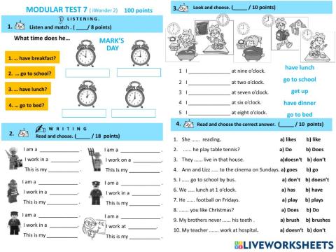 Modular test 7. Iwonder2.