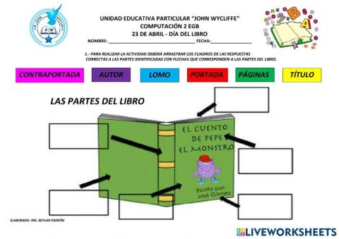Partes del libro