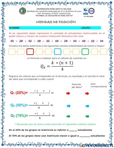 MEDIDAS DE POSICIÓN