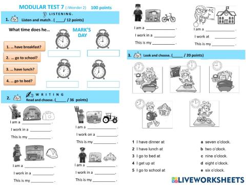Modular test 7. iWonder2.