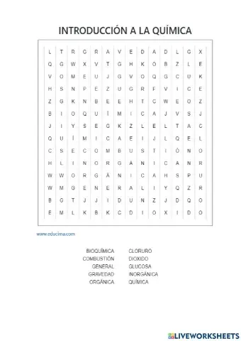 Introducción a la química