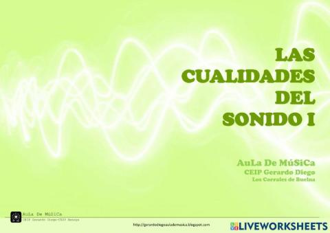 Las cualidades del sonido I