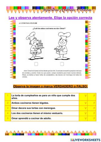 Lectura comprensiva 2