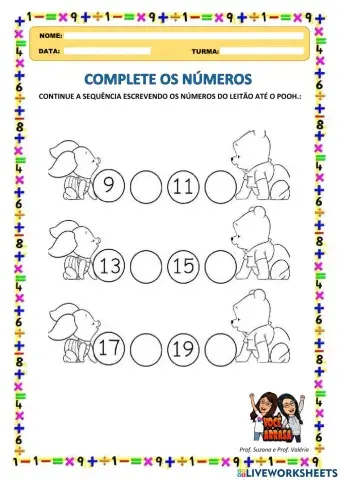 Complete os Números