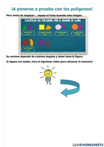 ¡A ponerse a prueba... con los polígonos!