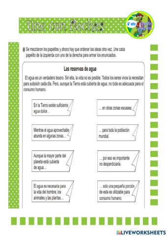 Reserva de agua y erosión del suelo