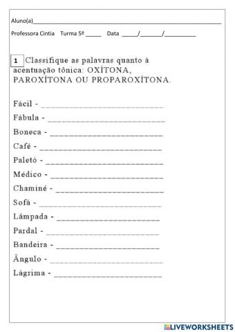 Acentuação Gráfica