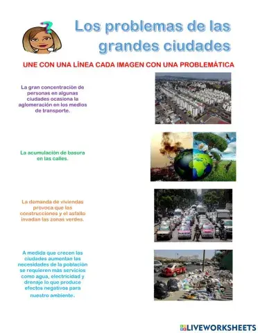 Los problema de las grandes ciudades.